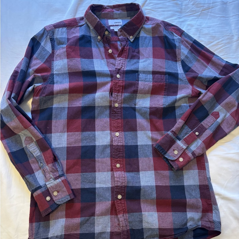 🚨2 for $12🚨Men's Plaid Shirt